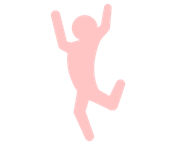 Celebrating person illustration